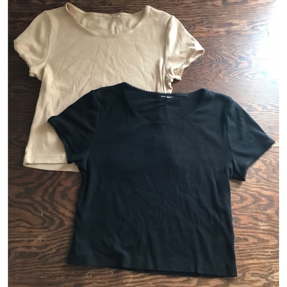 h&m pair of basic type women’s  t shirts large - Picture 1 of 7